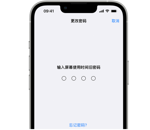 郑场镇iPhone屏幕维修分享iPhone屏幕使用时间密码忘记了怎么办 