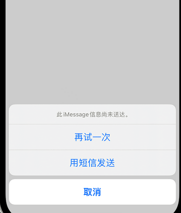 郑场镇apple维修iPhone上无法正常发送iMessage信息